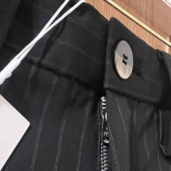 Ganni Pants Pinstripe Flared‎ Kick Trousers 36 - Picture 10 of 13